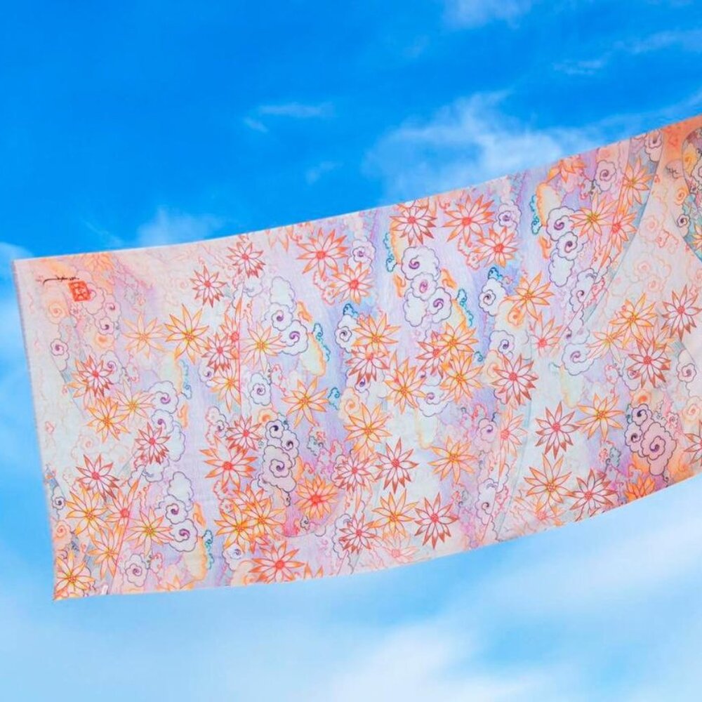 lightweight warm cozy scarf | neck scarf | travel scarf |